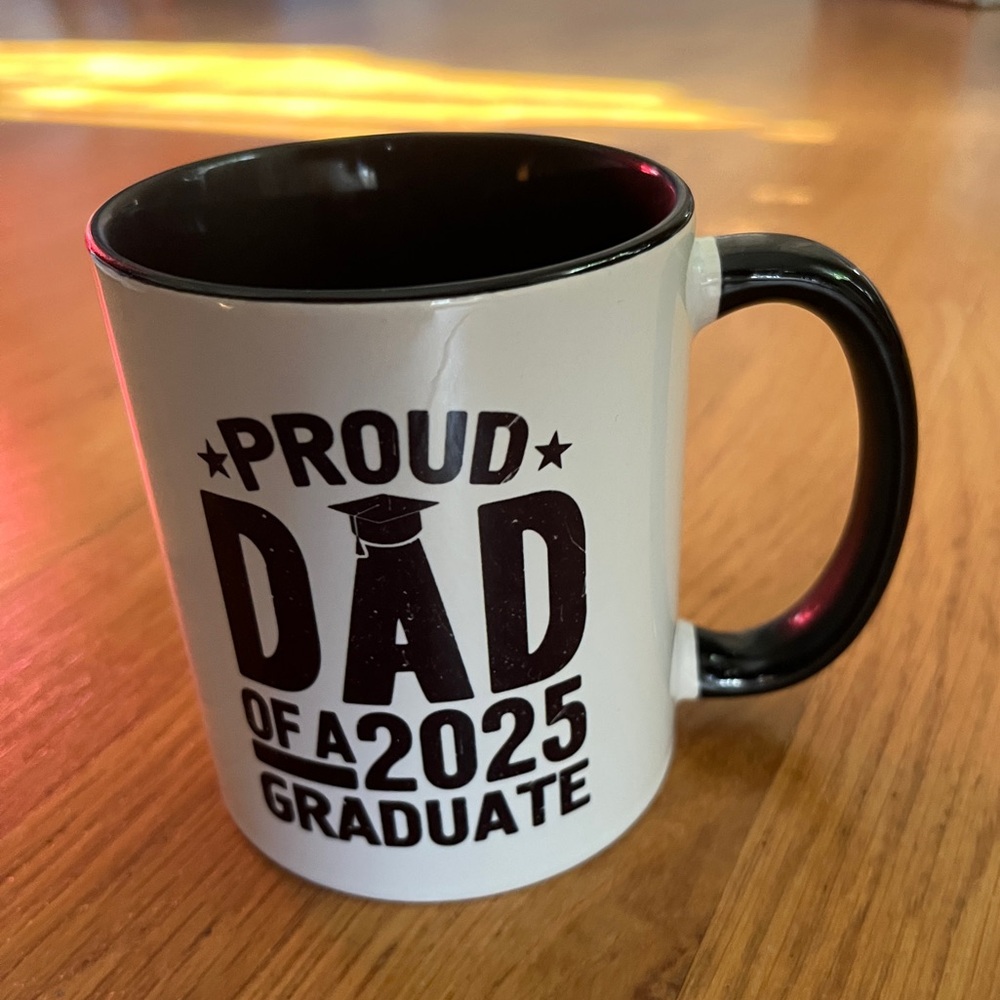 shop4ever Proud Dad of a 2025 Graduate Senior Ceramic Coffee Mug Tea Cup NEW